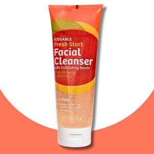 Kissable Fresh Start Facial Cleanser with Exfoliating Beads, Ginseng and Vitamin